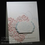 J. Pollock Designs - Stampin' Up! - Bloomin' Love, Marbled